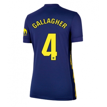 Billige Fotballdrakt Atletico Madrid Conor Gallagher #4 Replika Bortedrakt Dame 2025-26 Kortermet
